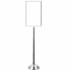 Tensator Sign Frame Stand Traditional Base 14X22" Polished Chrome