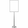 Tensator Sign Frame Stand Traditional Base 22X28" Satin Chrome