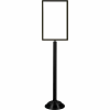 Tensator Sign Frame Stand Traditional Base 14X22" Black