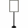 Tensator Sign Frame Stand Traditional Base 22X28" Black
