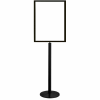 Tensator Sign Frame Stand Flat Universal Base 22X28" Black