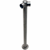 Tensabarrier Fixed Railing System Satin SS Single Line Adapta-Rail Angle Post