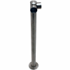 Tensabarrier Fixed Railing System Polished Chrome Single Line Adapta-Rail Corner Post