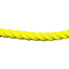 Tensator Twisted Rope Yellow 1' No Ends