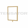 Tensator Sign Frame Post Rope 7X11" Polished Brass