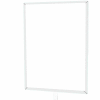 Tensabarrier Sign Frame Post Rope 8.5X11" Polished Chrome