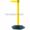 Tensabarrier Yellow Heavy Duty Post 7.5'L Yellow Retractable Belt Barrier