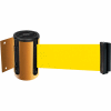 Tensabarrier Safety Crowd Control, Retractable Wall Mount Barrier, Yellow 13' Yellow Belt