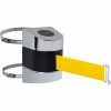 Tensabarrier Crowd Control Retractable Clamp Wall Mount Barrier Pol Chrome 15' Yllw Belt W/Wire Clip