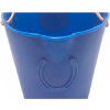 High Country Plastics Lucky Bucket With Flat Back, LB-5B, 5 Gallons, Blue