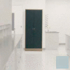 Lab Wall Freestanding Cabinet 35"W x 18"D x 84-1/4"H, 2 Steel Doors, 5 Adj Shelves, Model Gray