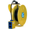 Lind Equipment LE9530123QB2 30Ft 12/3 SOW Cable Cord Reel W/ 20A Quad Box