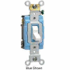 Leviton 1202-2i 15a, 120/277v, Double-Pole Ac Quiet Switch, Ivory - Min Qty 15