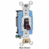 Leviton 1204-2gy 15 Amp, 120/277 V, 4-Way Ac Quiet Switch, Self Grounding, Gray - Min Qty 7