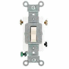 Leviton 1223-Sw 20a, 120/277v, 3-Way Ac Quiet Switch, White - Min Qty 15