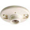 Leviton 49875 Medium Base 1-Piece Glazed Porcelain Outlet Bx Mount Incand. Lampholder