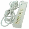 Leviton 5300-H15 15a Surge Strip, 6-Outlet, Hosp. Grade Components, 15-Ft Cord - Min Qty 2