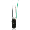 Leviton 5362-Le 20a, 125v, Duplex Receptacle, Grounding, Black - Min Qty 12