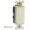 Leviton 5685-2w 15a Decora Plus Rocker, 1-Pole Dbl Throw Center Off Maint. Contact, Wht-Min Qty 4