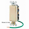 Leviton 5686-2t 15a Decora Plus Rkr, 2-Pole Dbl Throw Center Off Maint. Contact, Lt Almond