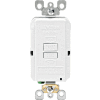 Leviton GFRBF-W SmartlockPro, Blank Face w/Indicator Light, 20A, Self Testing, White