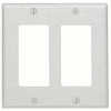 Leviton 80409-NW 2-Gang Decora/GFCI Device Decora, White - Pkg Qty 25