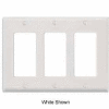 Leviton 80411-GY 3-Gang Decora/GFCI Device Decora, Gray - Pkg Qty 10