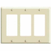 Leviton 80411-I 3-Gang Decora/GFCI Device Decora, Standard, Thermoset, Ivory