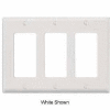 Leviton 80411-N 3-Gang Decora/GFCI Device Decora, Standard, Thermoset, Brown