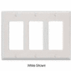 Leviton 80411-T 3-Gang Decora/GFCI Device Decora, Standard, Light Almond