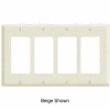 Leviton 80412 4-Gang Decora/GFCI Device Decora, Standard, Thermoset, Brown
