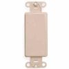 Leviton 80414-I QuickPort Decora Multimedia Blank Insert