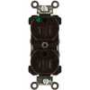 Leviton 8200-Sg 15a, 125v, Duplex Receptacle, Brown - Min Qty 9