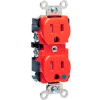 Leviton 8200-Sgr 15a, 125v, Duplex Receptacle, Tamper-Resistant, Red - Min Qty 9