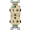 Leviton 8300-HI 20A, 125V, Duplex Receptacle, Ivory