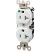 Leviton 8300-Hlw 20a, 125v, Duplex Receptacle, White - Min Qty 8