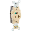 Leviton 8310-W 20a, 125v, Single Receptacle, White - Min Qty 13