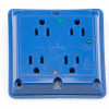 Leviton 8480-Igb 4-In-1 Receptacle, Straight Blade, Hospital Grade, Blue - Min Qty 4