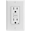 Leviton GFTR1-W SmartlockPro Self-Test GFCI Receptacle, Tamper Resistant, 15A, White