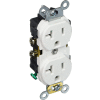 Leviton CR020-W 20A, 125V, Slim Body Duplex Receptacle, White