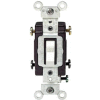 Leviton Cs220-2w 20a, 120/277v, Double-Pole, Grounding, White - Min Qty 15