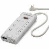 Leviton S2000-Ptc Surge Strip, 9 Outlet, 6 Ft Cord, 5-15p Right Angle Plug - Min Qty 4