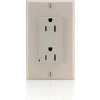 Leviton T5280-T Tamper Resist. Decora Dplx Surge Suppressor Recpt 15a, Lt. Alm. - Min Qty 4
