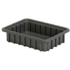 LEWISBins Divider Box DC1025 10-13/16" x 8-5/16" x 2-1/2", Gray - Pkg Qty 24