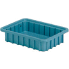 LEWISBins Divider Box DC1025 10-13/16" x 8-5/16" x 2-1/2", Light Blue - Pkg Qty 24