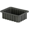 LEWISBins Divider Box DC1035 10-13/16" x 8-5/16" x 3-1/2", Gray - Pkg Qty 16