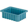 LEWISBins Divider Box DC1035 10-13/16" x 8-5/16" x 3-1/2", Light Blue - Pkg Qty 16