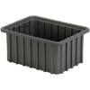 LEWISBins Divider Box DC1050 10-13/16" x 8-5/16" x 5", Gray - Pkg Qty 16