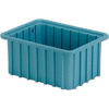 LEWISBins Divider Box DC1050 10-13/16" x 8-5/16" x 5", Light Blue - Pkg Qty 16