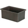LEWISBins Divider Box DC2070 16-1/2" x 10-7/8" x 7", Gray - Pkg Qty 6